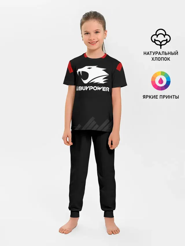 Детская пижама с брюками с принтом «Counter-Strike — iBuyPower — The Form»
