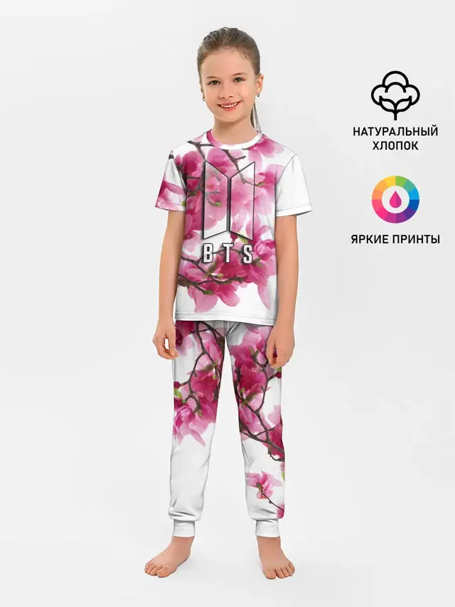 Детская пижама с брюками