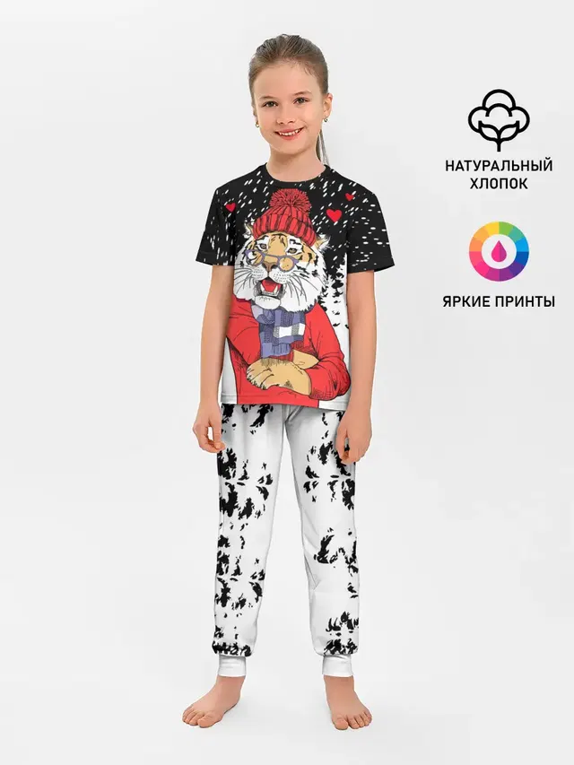 Тигр в красном