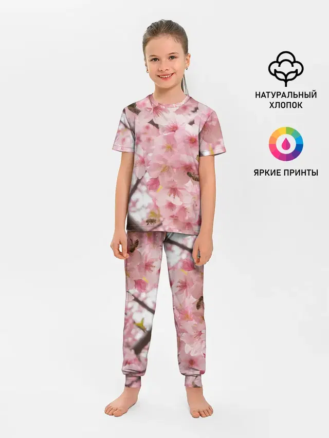 Детская пижама с брюками