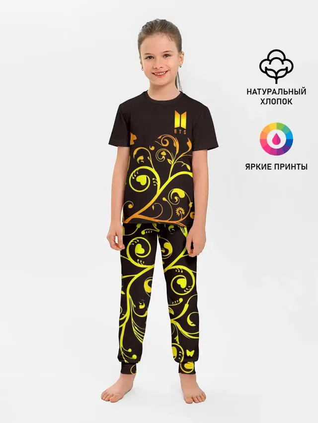 Детская пижама с брюками