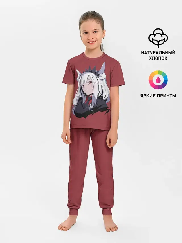 Детская пижама с брюками