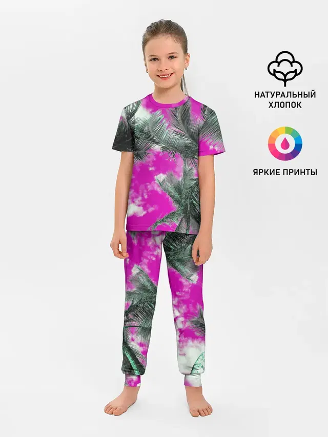 Детская пижама с брюками