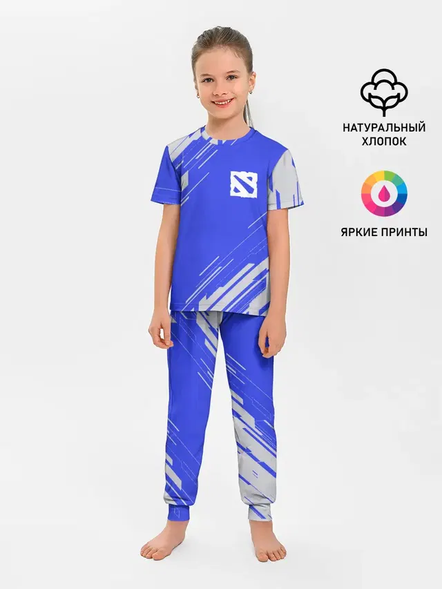 Детская пижама с брюками с принтом «bluestyle»