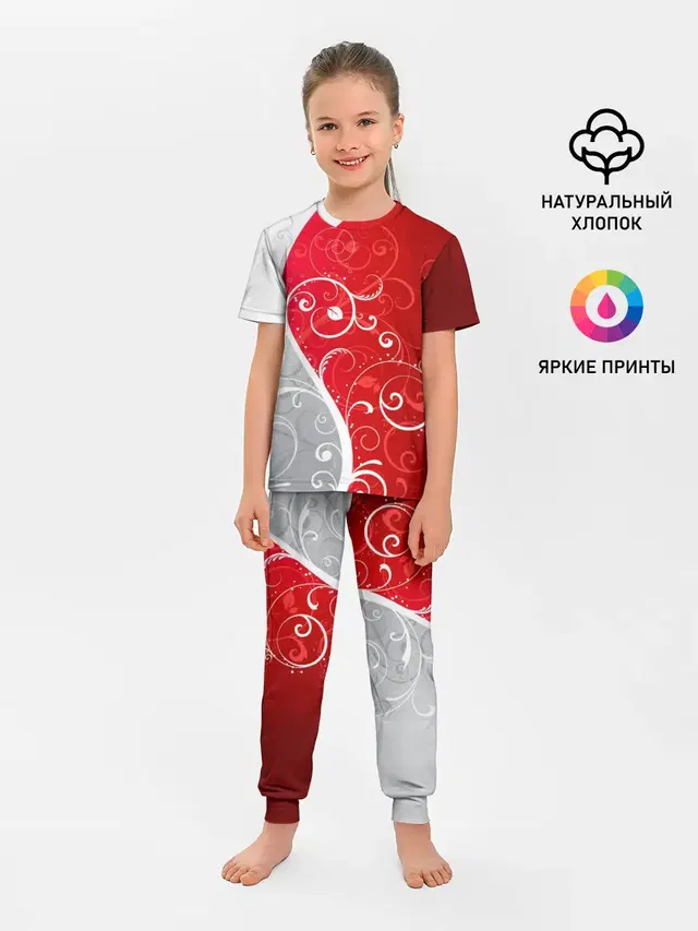 Детская пижама с брюками