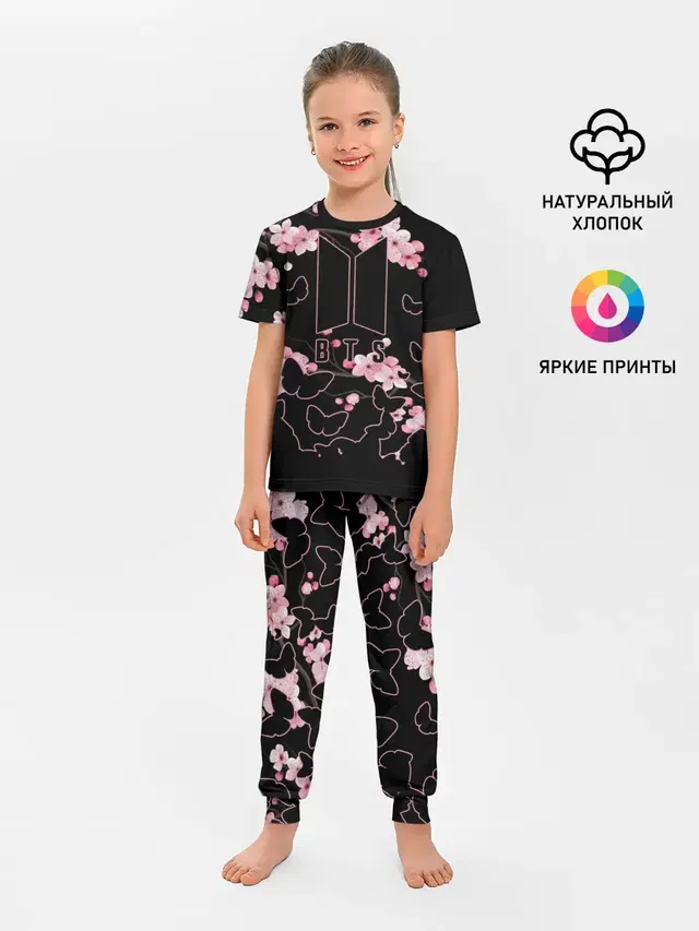 Детская пижама с брюками