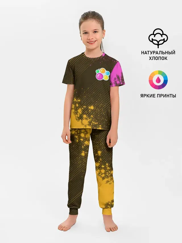 Детская пижама с брюками