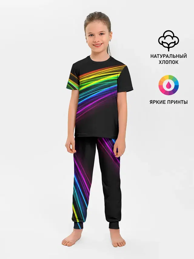 Детская пижама с брюками