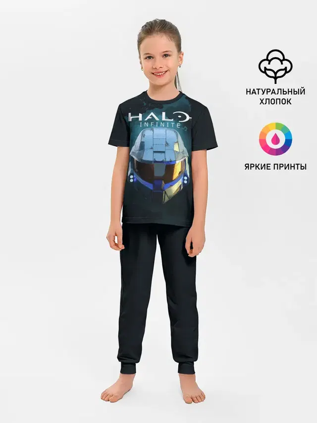 Детская пижама с брюками с принтом «Halo — Halo Infinite»