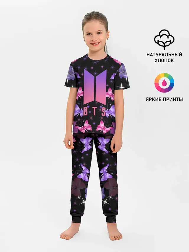 Детская пижама с брюками