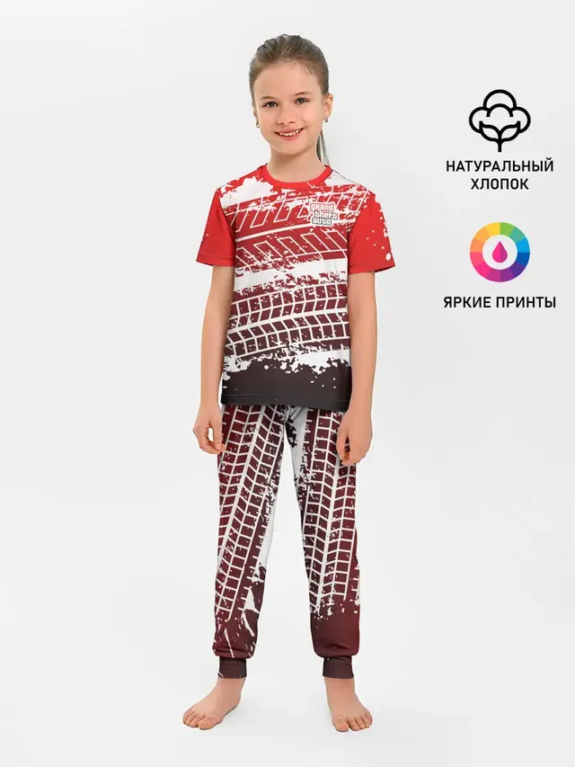 Детская пижама с брюками