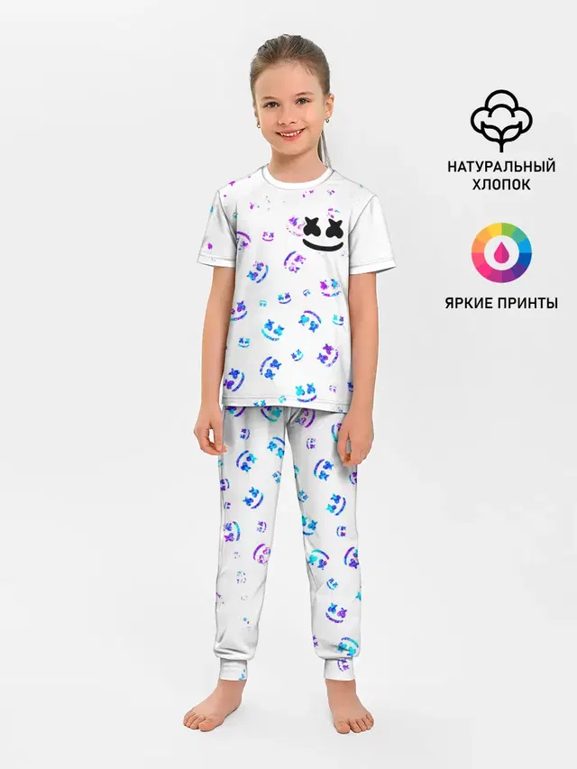 Детская пижама с брюками