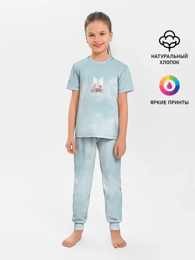 Детская пижама с брюками