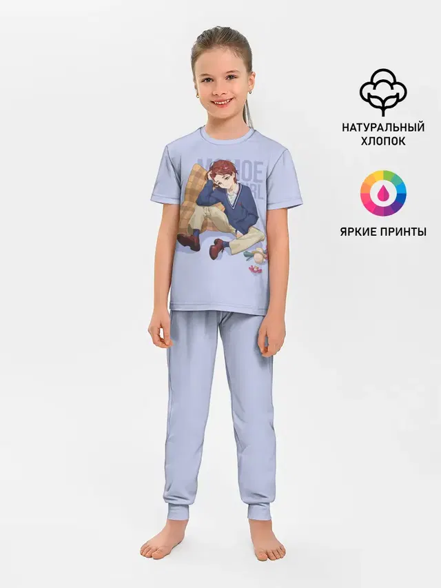 Детская пижама с брюками