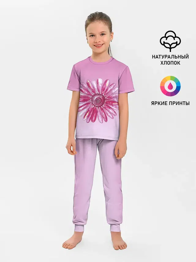 Детская пижама с брюками