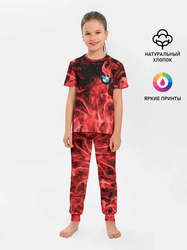 Детская пижама с брюками