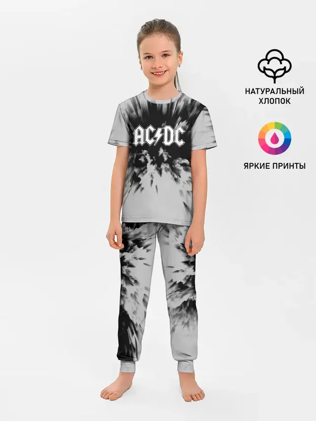 Детская пижама с брюками с принтом «Abstract background»