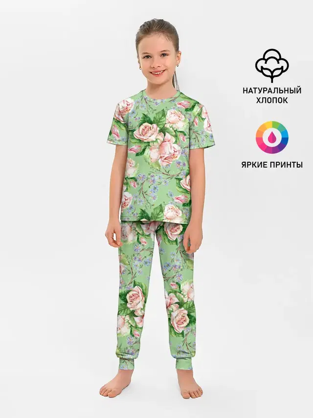 Розы и васильки