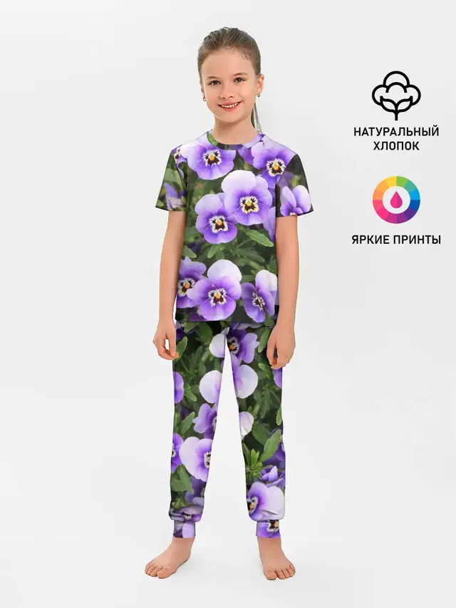 Детская пижама с брюками