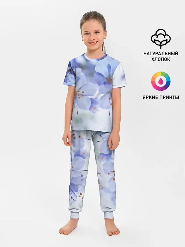 Детская пижама с брюками