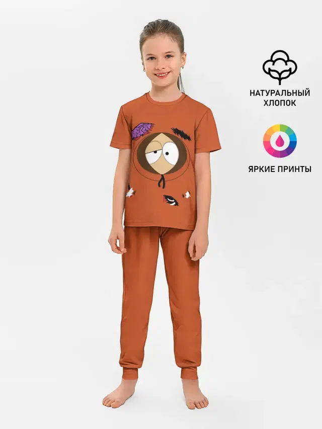 Детская пижама с брюками