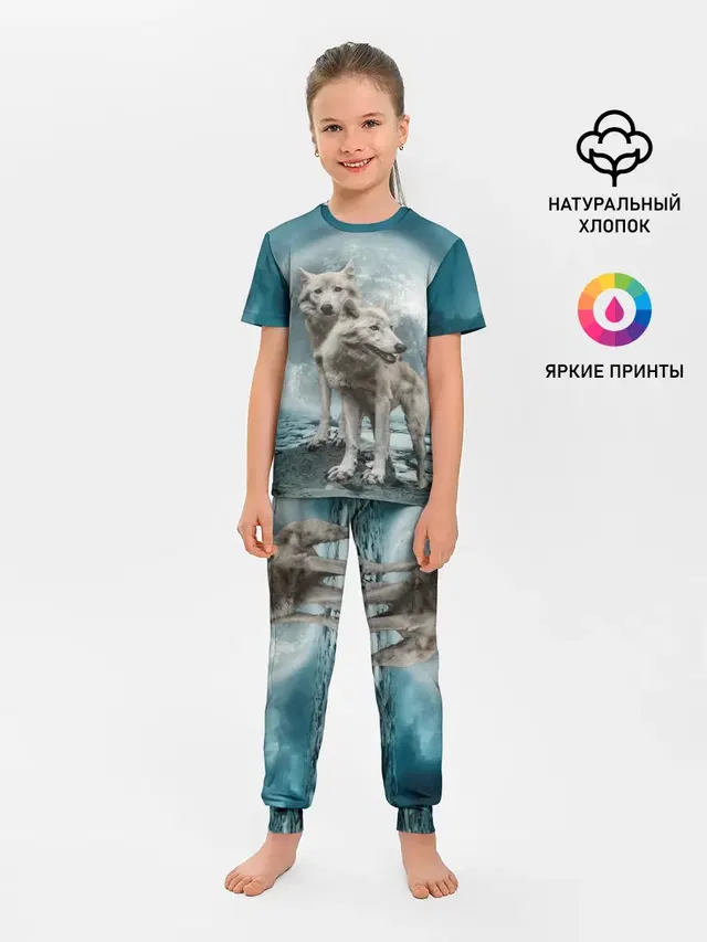 Детская пижама с брюками