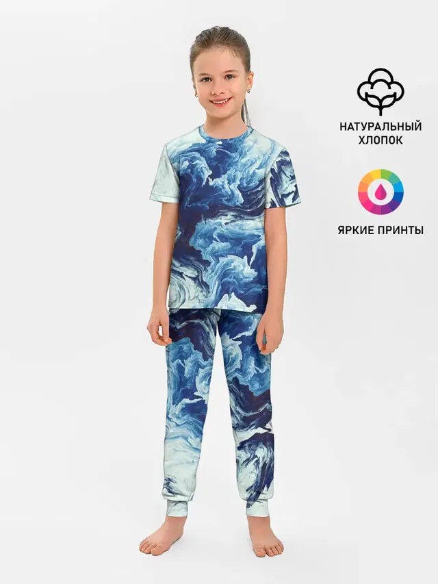 Детская пижама с брюками
