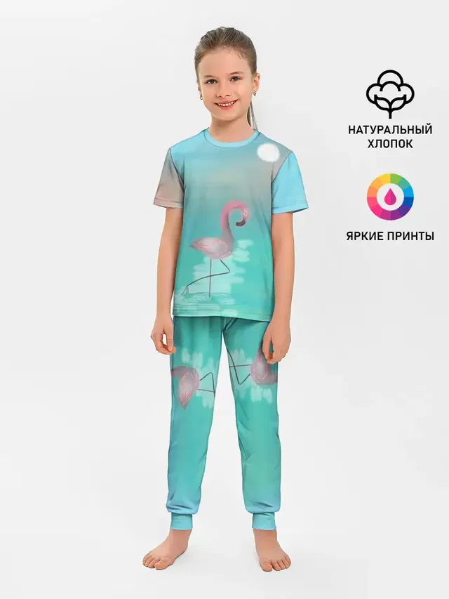 Детская пижама с брюками