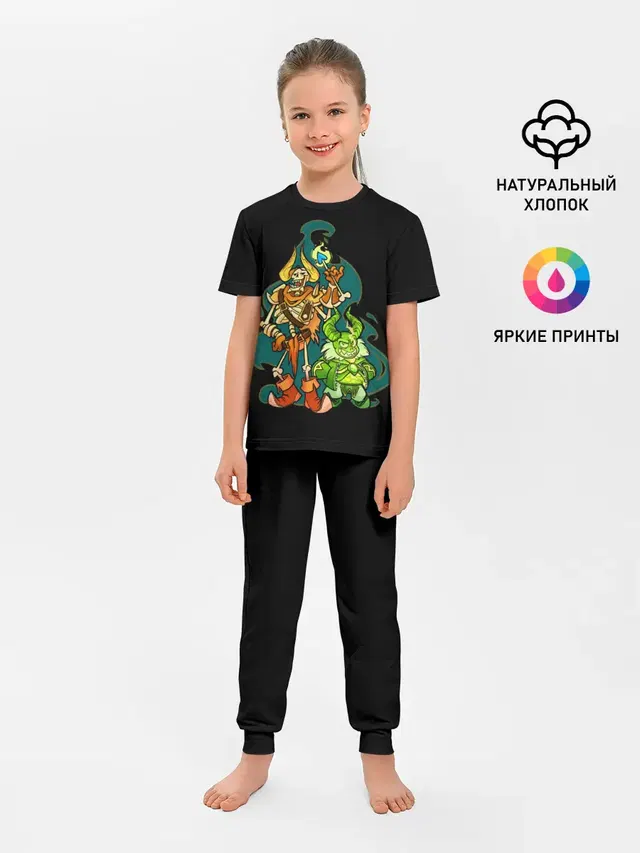 Детская пижама с брюками
