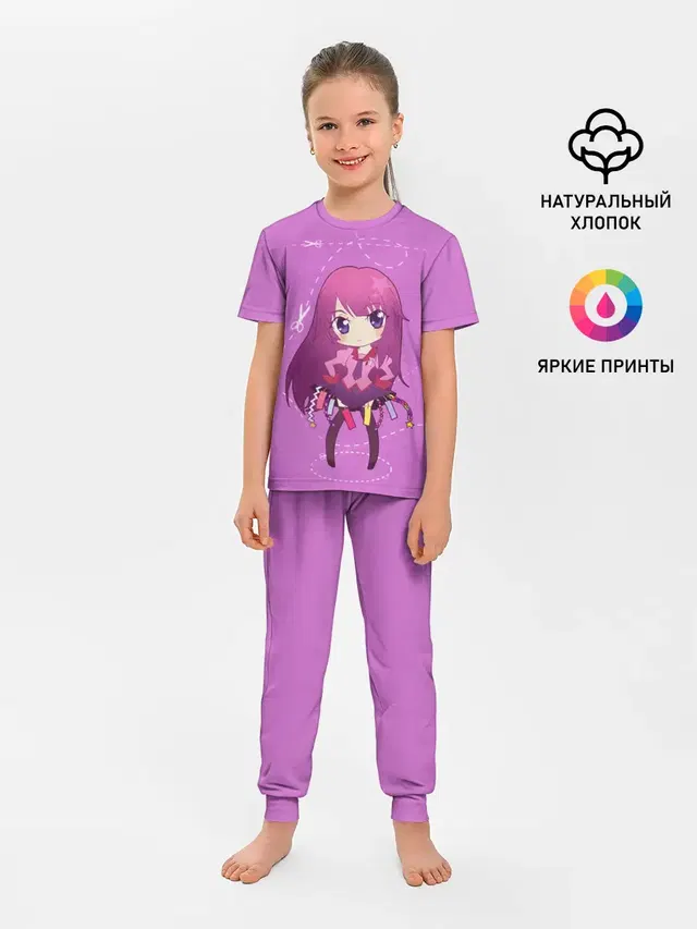 Детская пижама с брюками