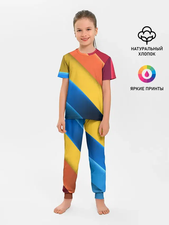 Детская пижама с брюками