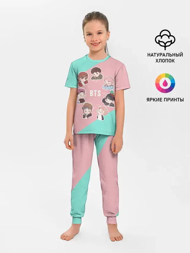 Детская пижама с брюками