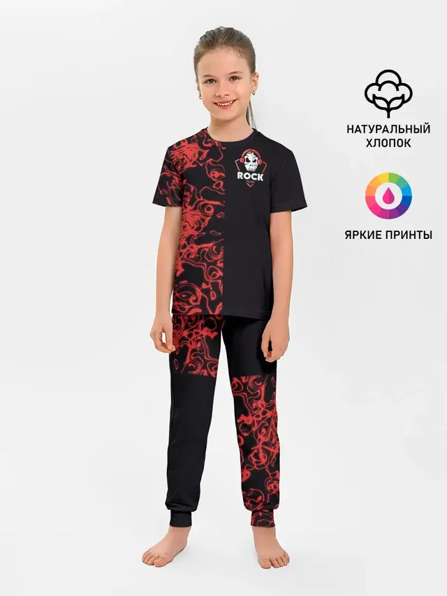 Детская пижама с брюками