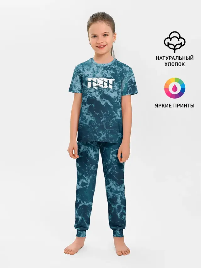 Детская пижама с брюками