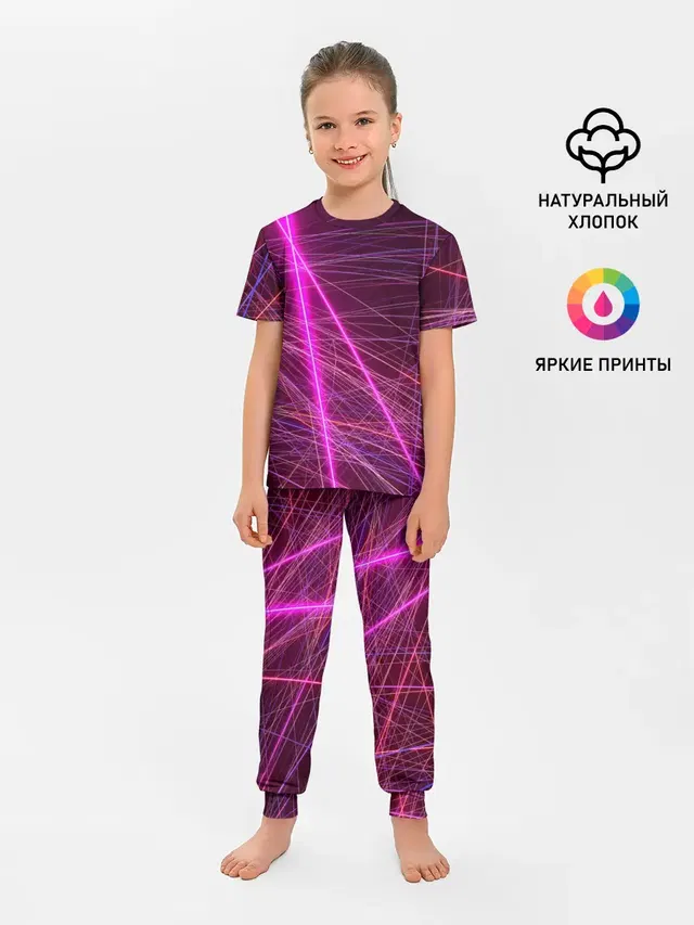 Детская пижама с брюками