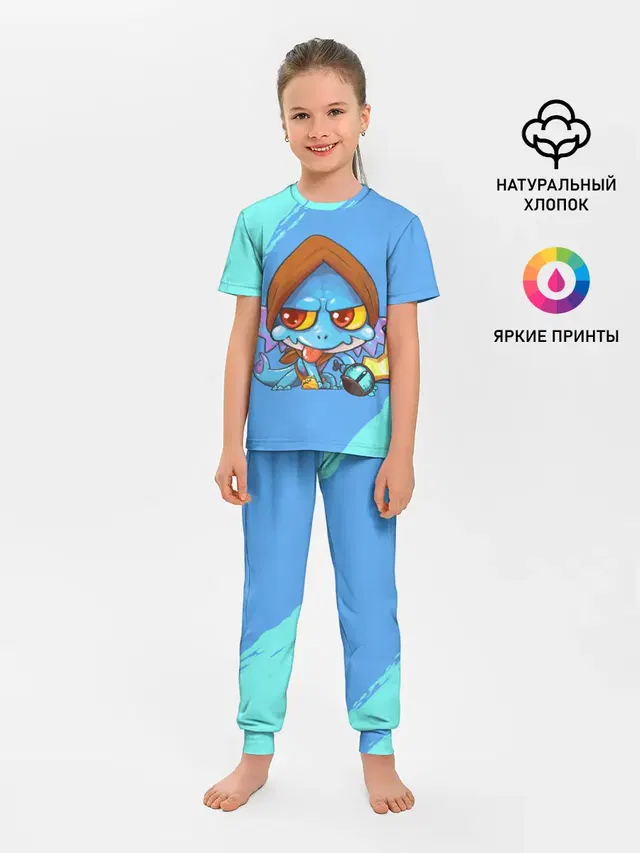 Детская пижама с брюками