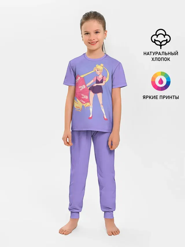 Детская пижама с брюками