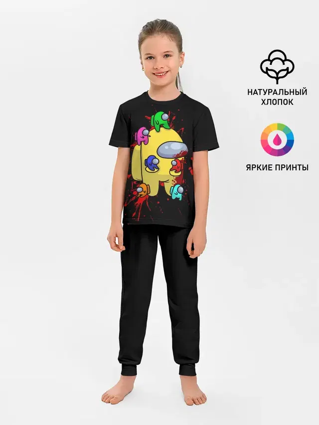 Детская пижама с брюками