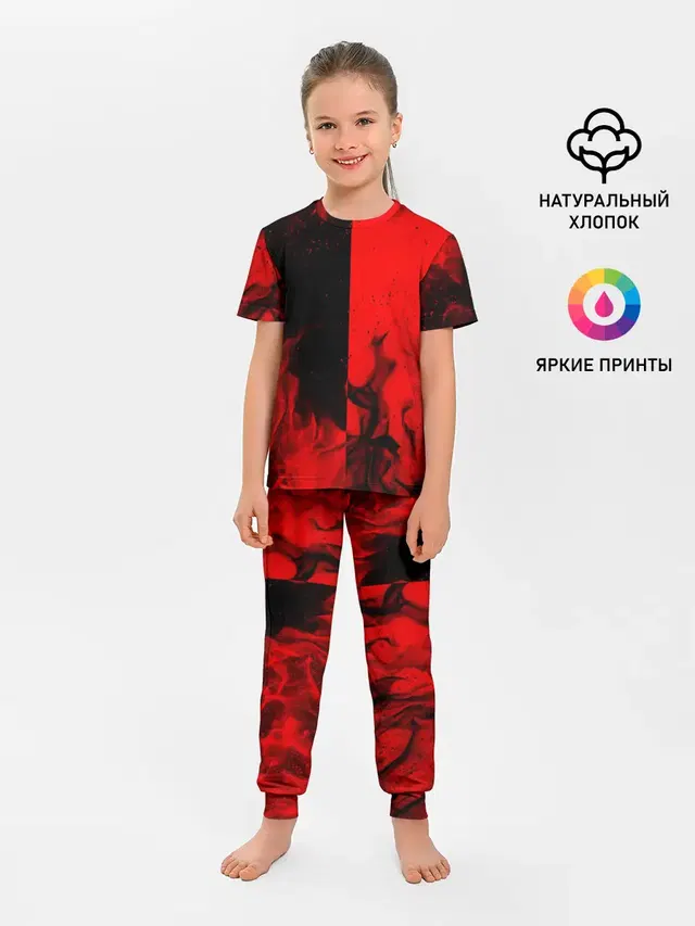 BLACK RED FIRE