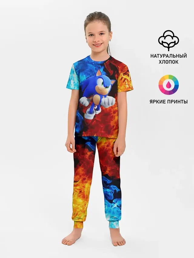 Детская пижама с брюками
