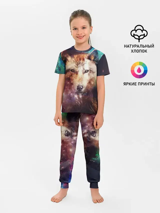 Детская пижама с брюками
