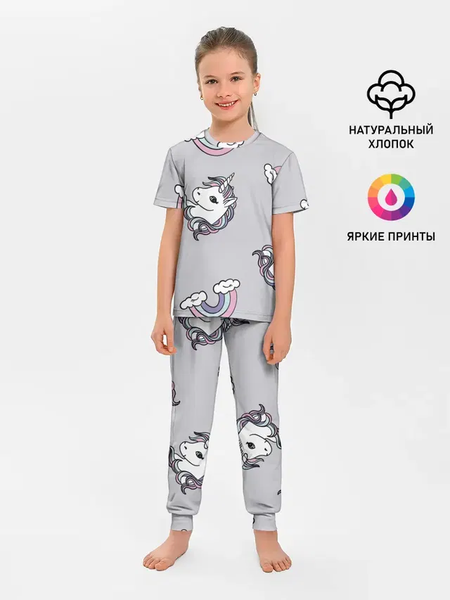 Детская пижама с брюками
