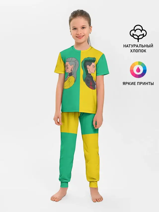 Детская пижама с брюками