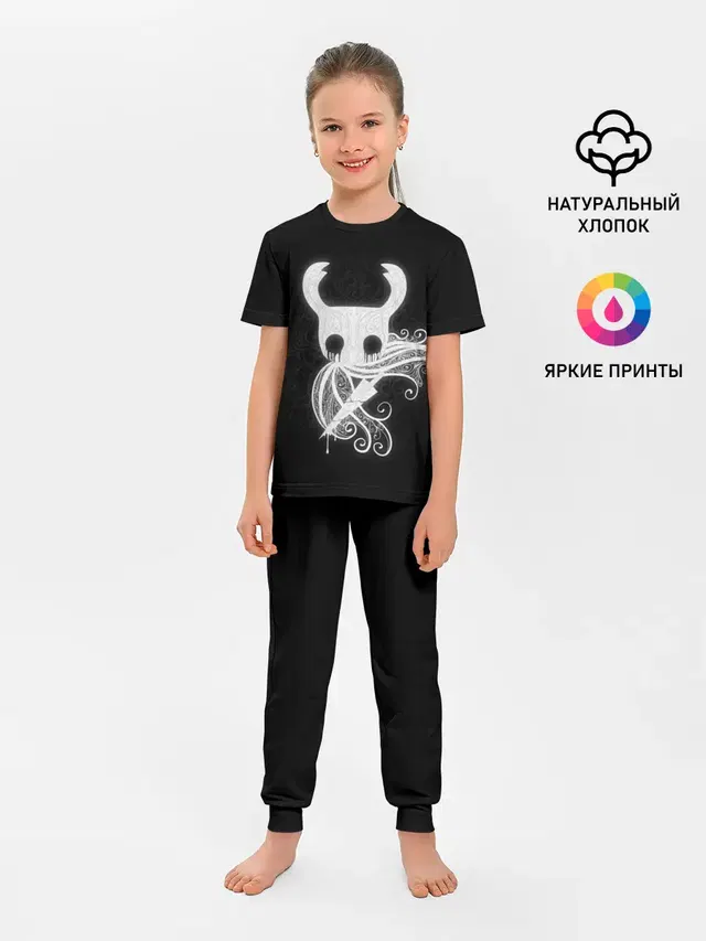 Детская пижама с брюками с принтом «Hollow Knight»