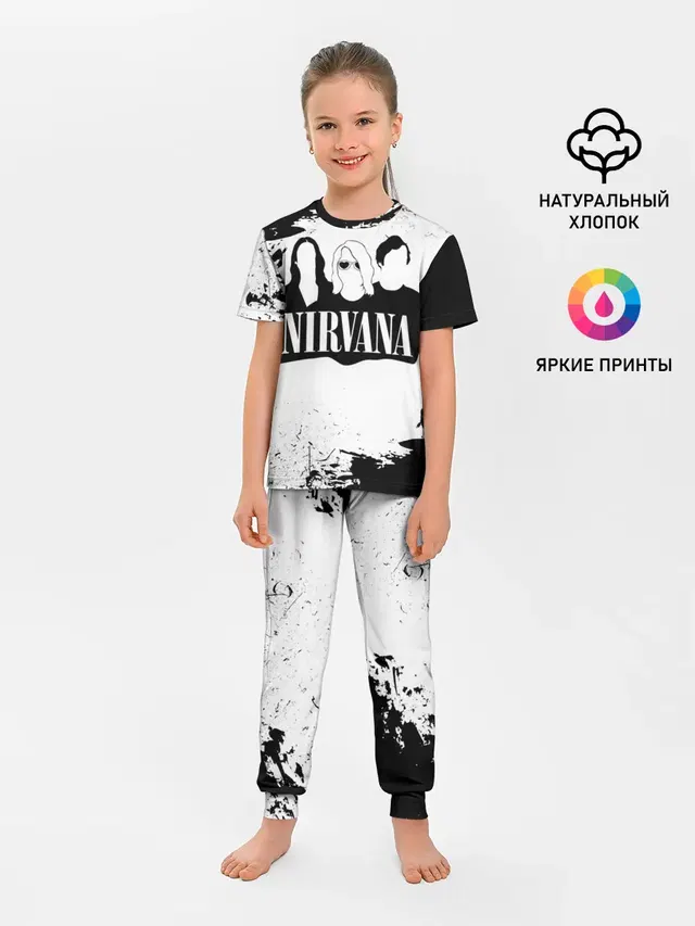 Нирвана Рок Группа Гранж ЧБ | Nirvana