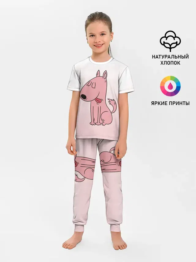 Детская пижама с брюками