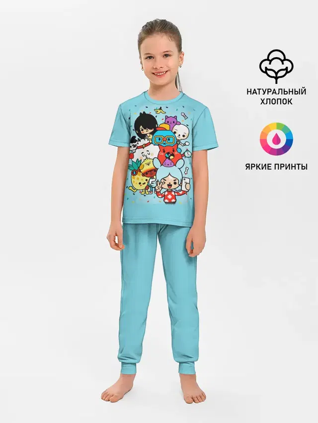Детская пижама с брюками