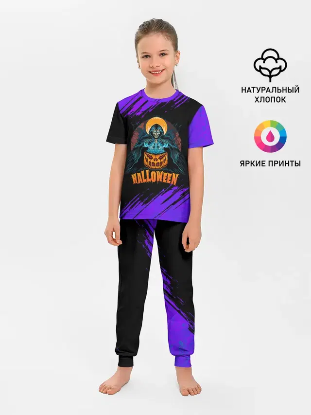 Детская пижама с брюками