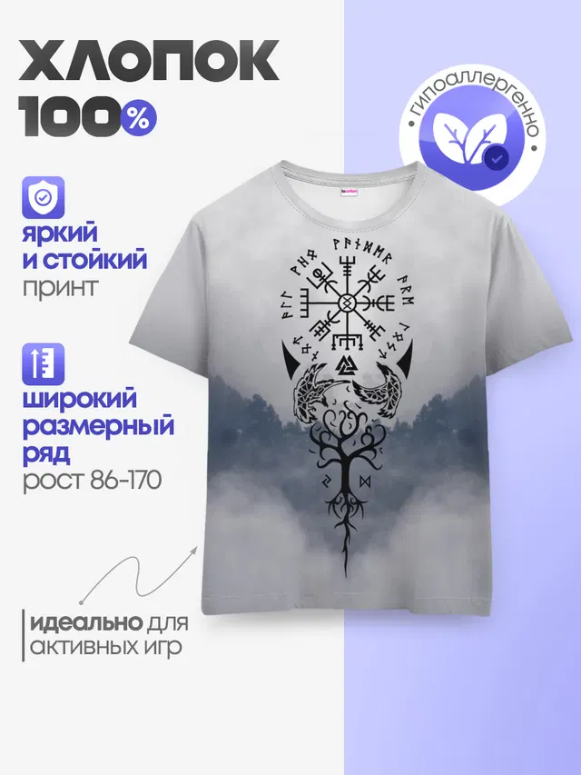 Детская базовая футболка