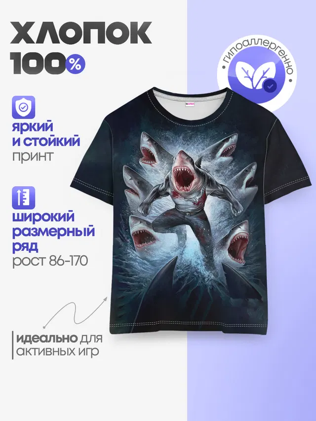 Детская базовая футболка